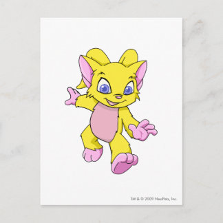 Acara Yellow Postcard