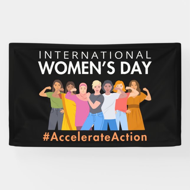 Accelerate Action International Women’s Day 2025 Banner (Horizontal)