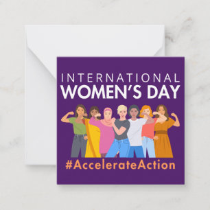 Accelerate Action International Women’s Day 2025 Card