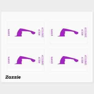 Accelerate Action International Women´s Day 2025 Rectangular Sticker