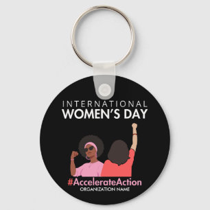 Accelerate Action International Women's Day 2025 Key Ring