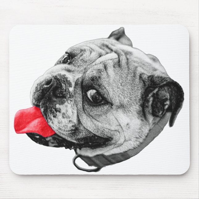 Accent Bulldog Desk Mouse Mat (Front)