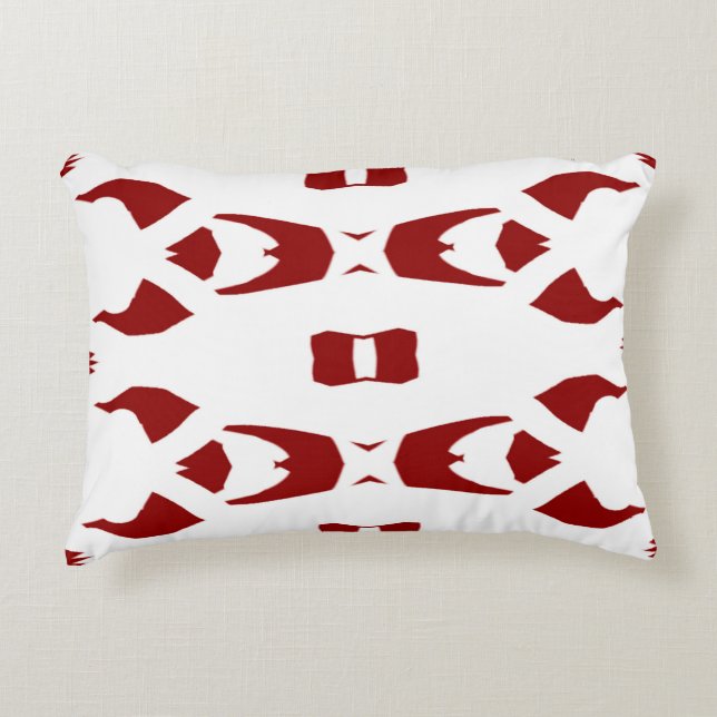 Accent Pillow, An elegant fabric pattern design  A Decorative Cushion (Front)