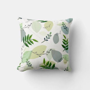 Accent Pillow-Botanical Print Cushion