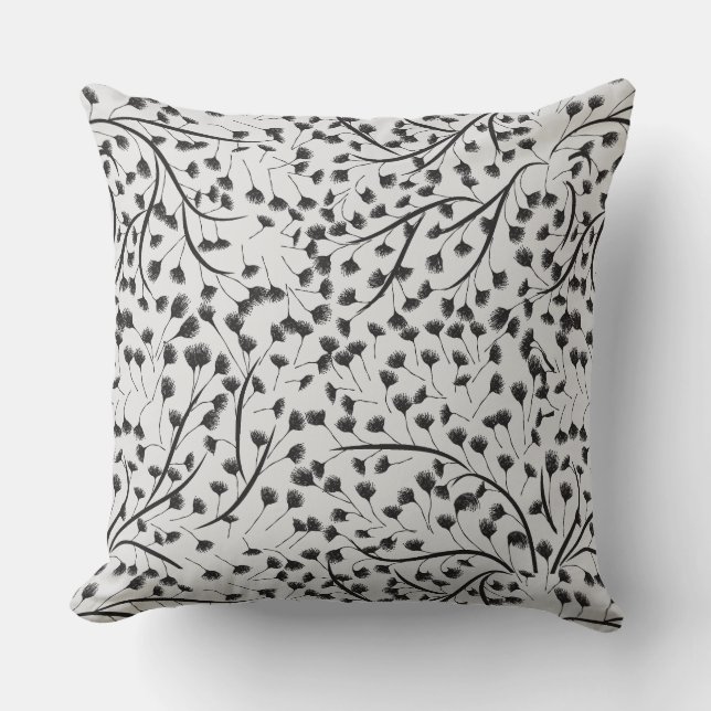 Accent Pillow-Botanical   Throw Pillow (Front)