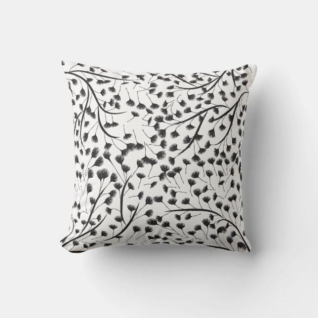 Accent Pillow-Botanical   Throw Pillow (Front)