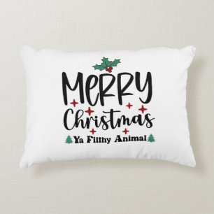 Accent Pillow-Classic Xmas Quote Funny Decorative Cushion