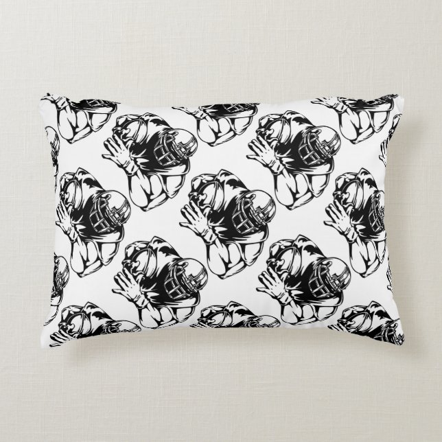 Accent Pillow/Football Decorative Cushion (Front)