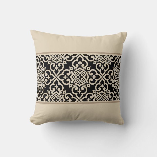 Accent Pillow-Moroccan Print Cushion (Front)