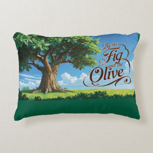 Accent Pillow-Religious Trees In Islam Decorative Cushion