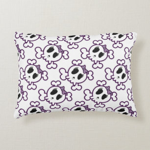 Accent Pillow/Skull Decorative Cushion