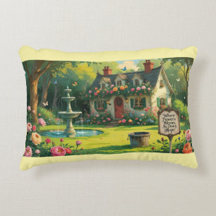 Accent Pillow-Where Flowers Bloom, So Does Hope Decorative Cushion