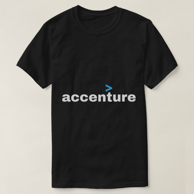 Accenture Logo Merch Essential T-Shirt (Design Front)