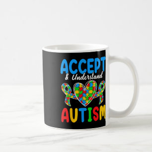 Accept And Understand Autism Day Coffee Mug