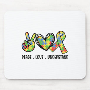 Accept Love Understand Autism Awareness Men Women  Mouse Mat