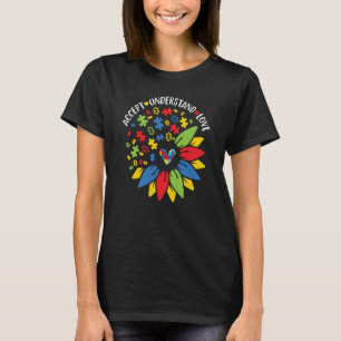 Accept Love Understand Support Autism Awareness Su T-Shirt