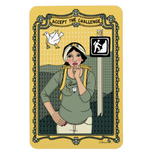 Accept The Challenge_C_4x6 Refrigerator Magnet