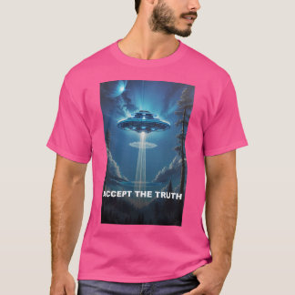 Accept The Truth Ufo Poster T-Shirt