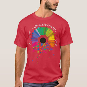 Accept Understand Love Autism Awareness 2 T-Shirt
