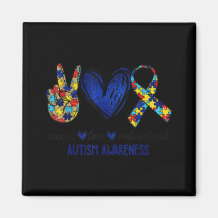 Accept Understand Love Autism Awareness Autism Mo Magnet
