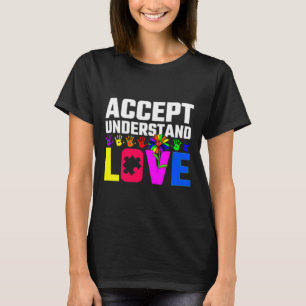 Accept Understand Love Autism Awareness Child T-Shirt