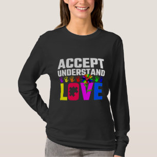 Accept Understand Love Autism Awareness Child T-Shirt