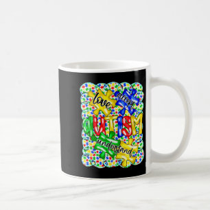 Accept understand love autism awareness coffee mug