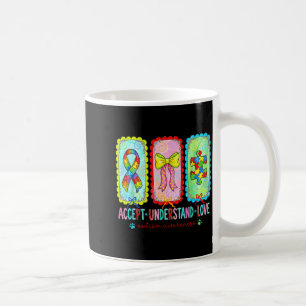 Accept understand love coquette autism awareness coffee mug