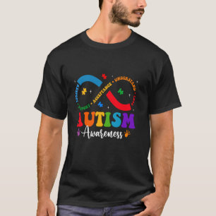 Accept Understand Love Heart Infinity Autism Aware T-Shirt