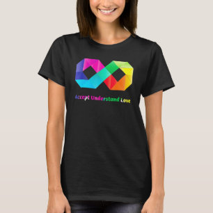 Accept Understand Love Infinity Autism Awareness T-Shirt