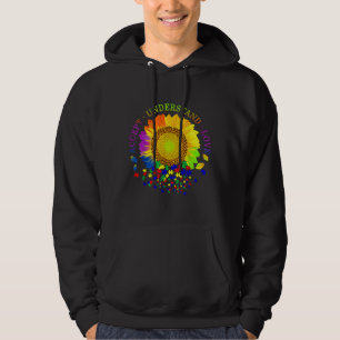 Accept Understand Love Sunflower Autism Awareness Hoodie