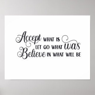 Accept What IS..... Poster
