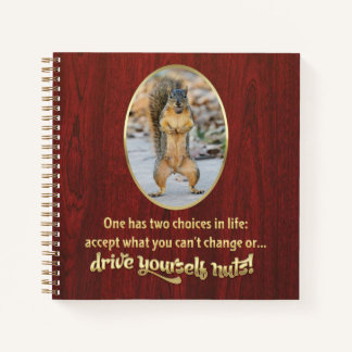 Accept what you can't change or drive yourself notebook