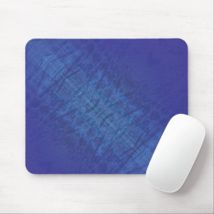 Acceptance   Blue Indigo Violet Shibori Pattern Mouse Mat