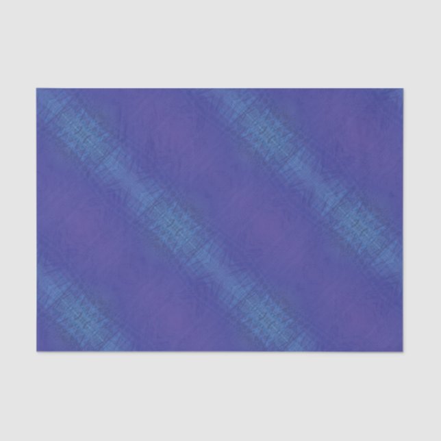 Acceptance | Blue Indigo Violet Shibori Pattern Tissue Paper (Front)