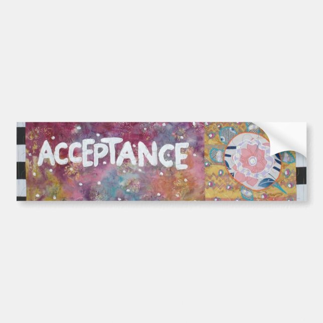 Acceptance Bumper Sticker (Front)