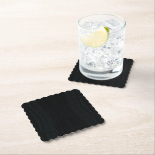 Acceptance Dark Eclectic Texture Paper Coaster