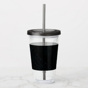 Acceptance Dark Shibori Texture Acrylic Tumbler