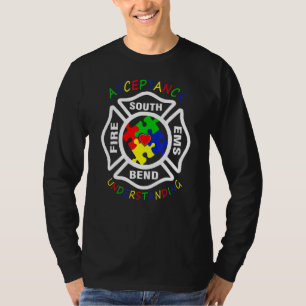 Acceptance Fire South Ems Bend Understanding Puzzl T-Shirt