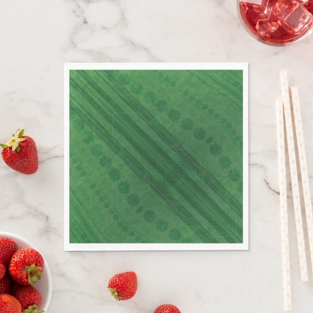 Acceptance | Green Eclectic Boho Pattern Napkin (Insitu)