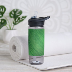 Acceptance   Green Eclectic Boho Pattern Water Bottle