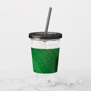 Acceptance Green Meditation Medallions Acrylic Tumbler