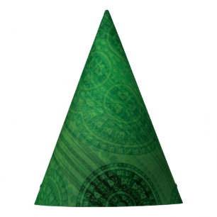 Acceptance Green Meditation Medallions Party Hat