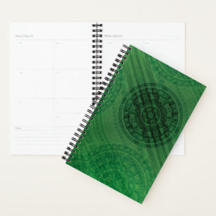 Acceptance Green Meditation Medallions Planner
