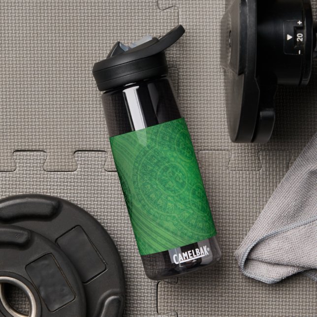 Acceptance | Green Meditation Medallions Water Bottle (Gym)