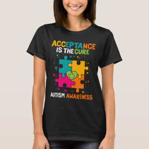 Acceptance Is The Cure Autism Awareness T-Shirt