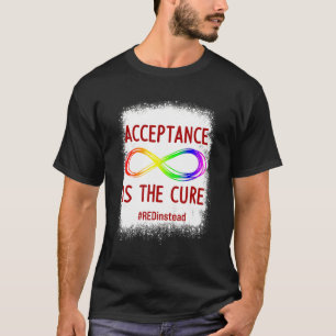 Acceptance Is The Cure Autism Awareness T-Shirt