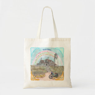 Acceptance lighthouse  tote bag