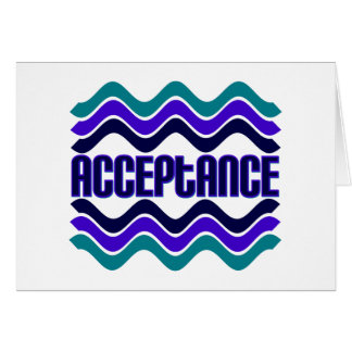 Acceptance Quote in Blue Green Purple Graphic