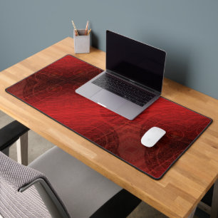 Acceptance   Red Meditation Medallions Desk Mat